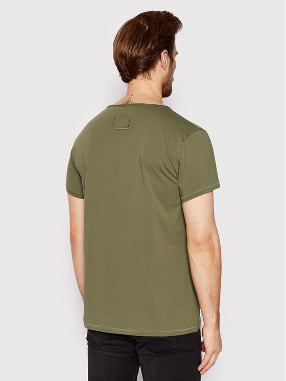 T-shirt Wren 106627 Verde Regular Fit