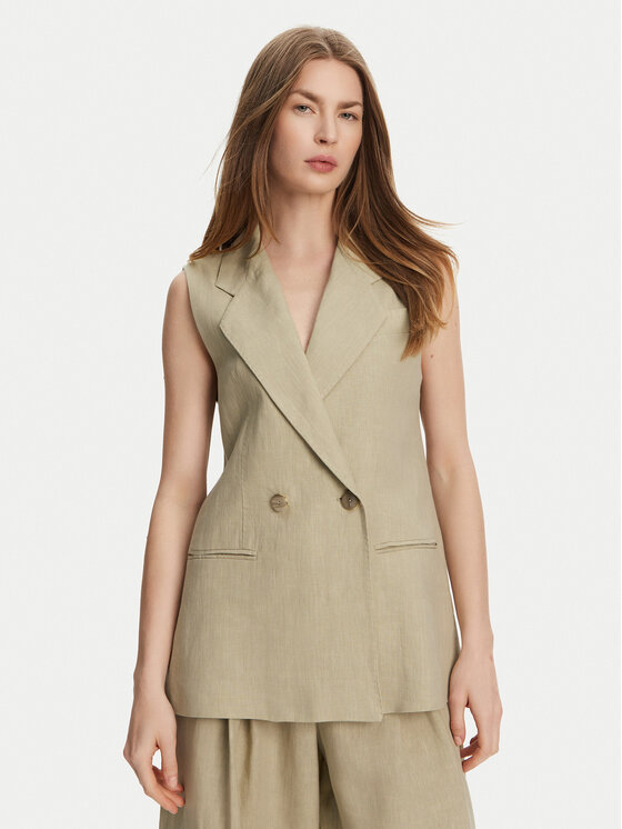 Marella Marella Vesta Dramma 2513281012200 Khaki Regular Fit