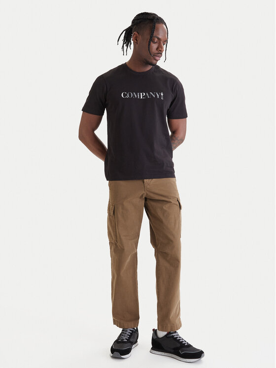 C.P. Company C.P. Company Majica 20CMTS085A005100W Črna Regular Fit