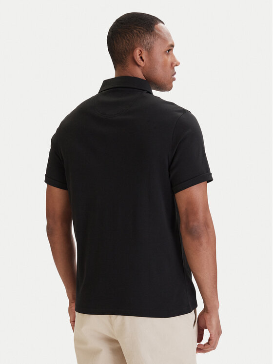 Barbour Barbour Polo särk Premium Corpatch MML1496BK31 Must Tailored Fit