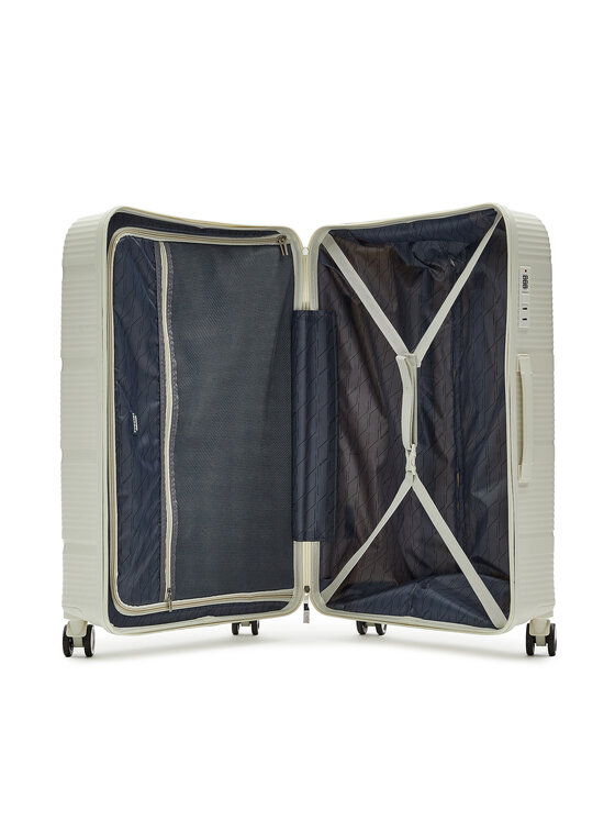 Puccini Puccini Velik kovček PP023A Bela