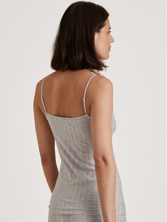 Calida Calida Koszulka piżamowa 10092 Szary Slim Fit