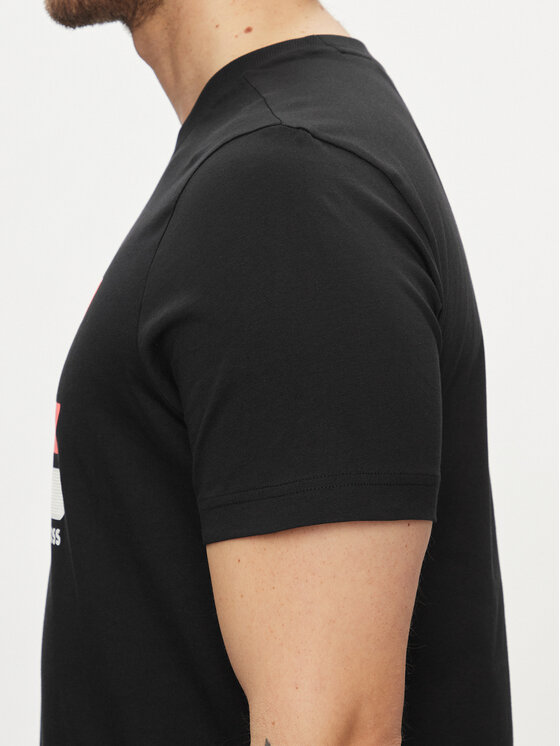 BOSS Boss T-särk 50513005 Must Regular Fit