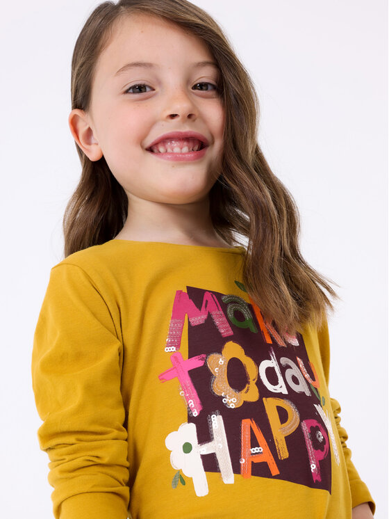 Mayoral Mayoral Блузка 4.015 Жовтий Regular Fit