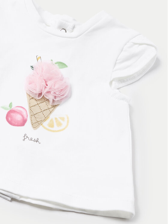 Mayoral Mayoral Completo T-shirt e gonna 1838 Rosa Regular Fit
