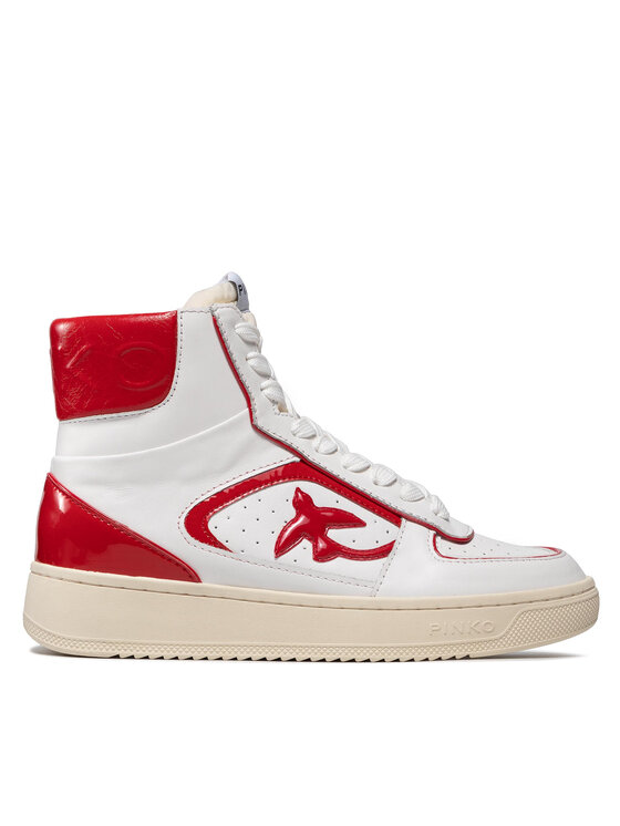 PINKO Pinko Tenisice Harlow Basket High AI 21-22 BLKS1 1H20YR Y7L9 Bijela