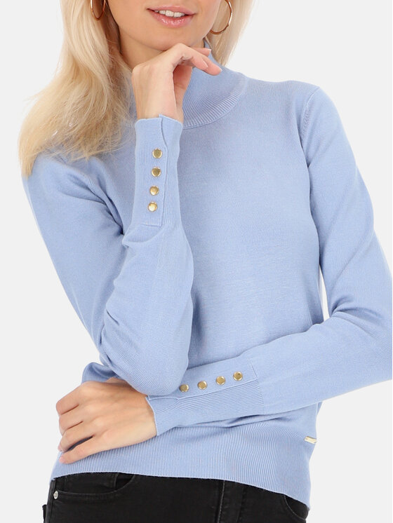 L’AF L’AF Sweter Beri Niebieski Regular Fit