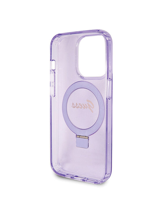 Guess Guess Etui na telefon iPhone 13 Pro Max Fioletowy