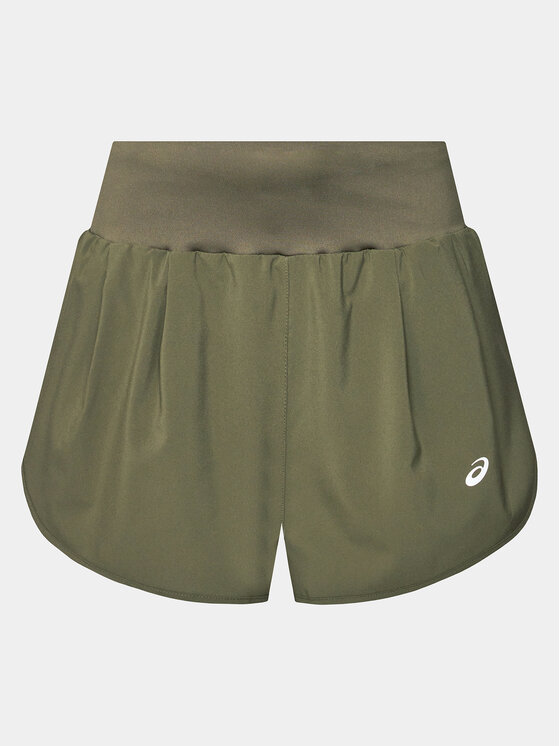 Asics Asics Pantaloncini sportivi Road 3.5In 2012C965 Verde Regular Fit