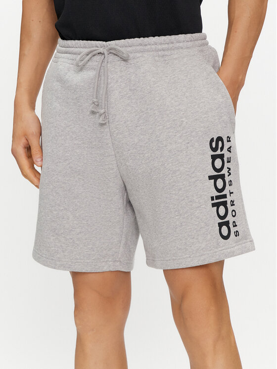 Adidas Športne Kratke Hlače All SZN Fleece Graphic Shorts IC9796 Siva Regular Fit