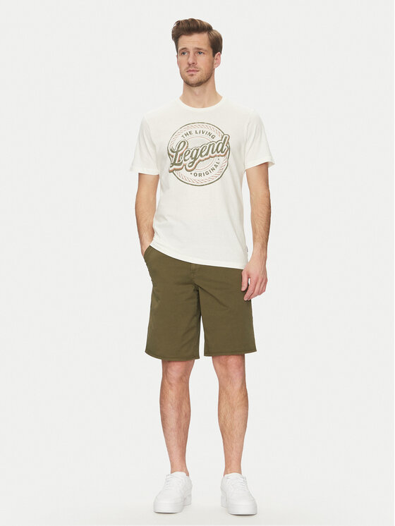 Blend Blend T-krekls 20717760 Balts Regular Fit