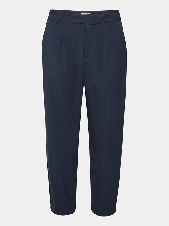 Kaffe Kaffe Szövet nadrág Merle 10504769 Sötétkék Classic Fit