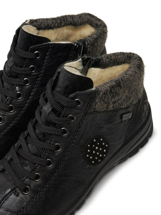 Rieker Rieker Schnürschuhe L7110-01 Schwarz
