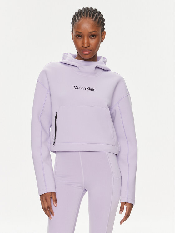 Calvin Klein Performance Bluză 00GWF3W325 Violet Relaxed Fit