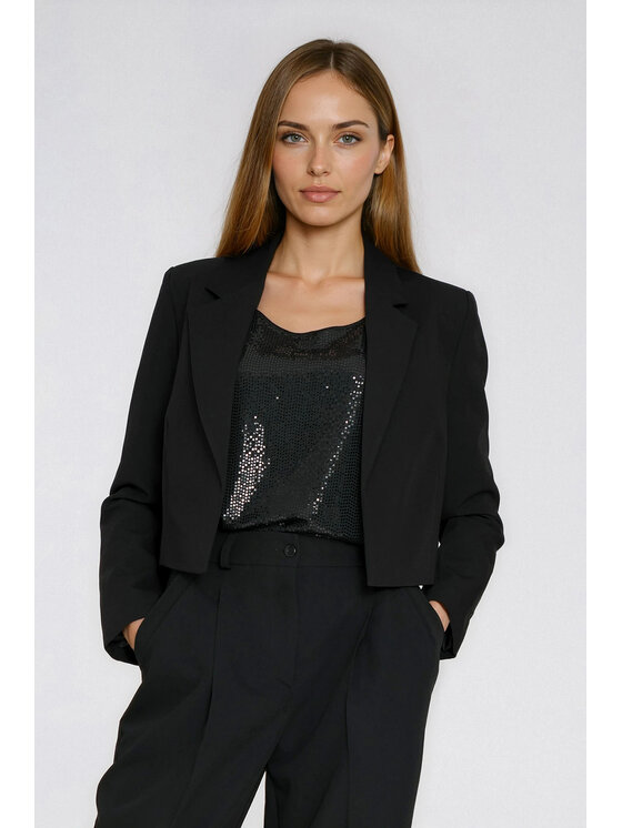 NIFE NIFE Halenka B219 Černá Regular Fit