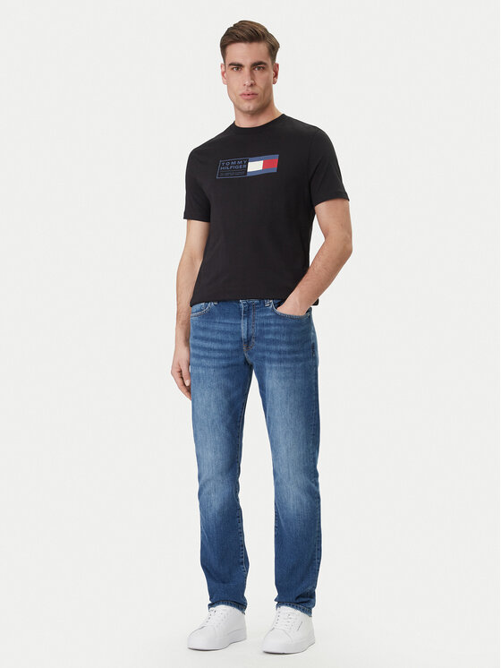 Tommy Hilfiger Tommy Hilfiger T-Shirt Brand Love Box MW0MW42366 Czarny Regular Fit