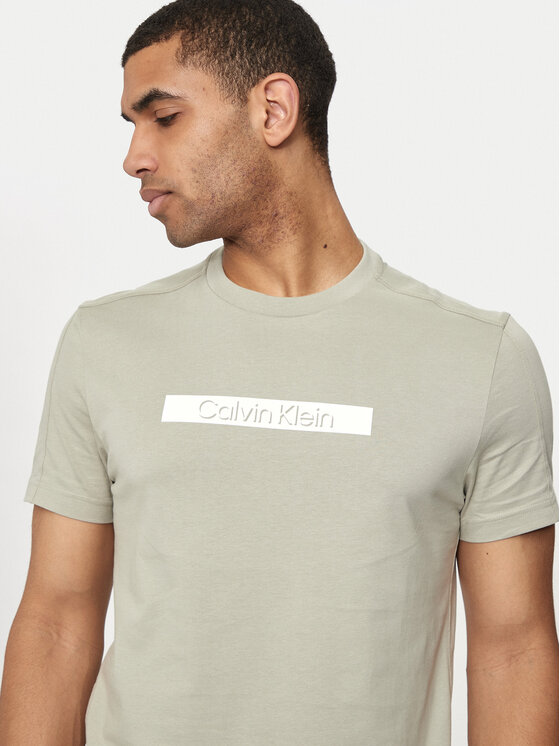 Calvin Klein Calvin Klein T-shirt Shadow Logo K10K113110 Beige Regular Fit