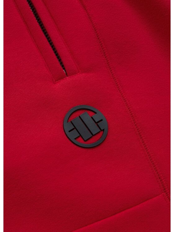 PITBULL PITBULL Spodnie dresowe SMALL LOGO HD Czerwony Regular Fit