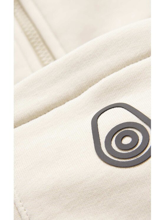 Sail Racing Sail Racing Bluza Bowman Logo Zip Hood Beżowy Active Fit