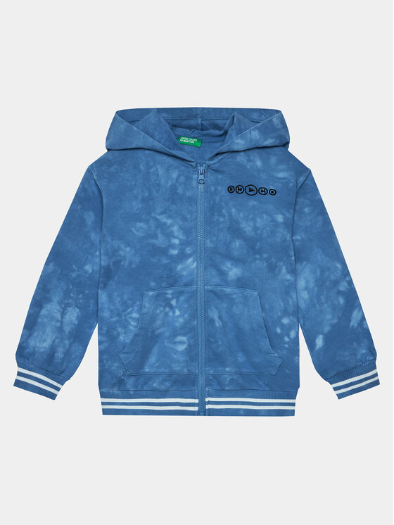 United Colors Of Benetton Mikina 3EM5C503Q Modrá Regular Fit