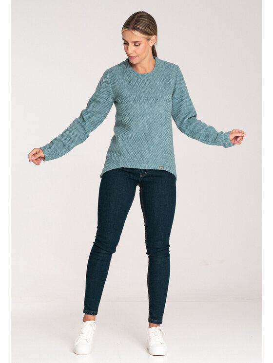 FIGL FIGL Sweter M1044 Zielony Classic Fit