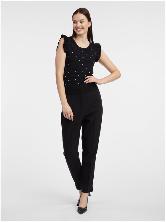 Orsay Orsay Sweter 507506660000__S Czarny Regular Fit