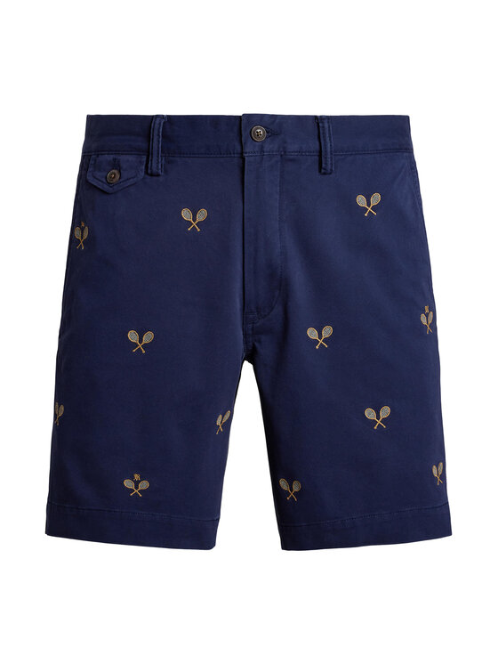 Polo Ralph Lauren Polo Ralph Lauren Pantalon scurți din material 710963496001 Bleumarin Straight Fit
