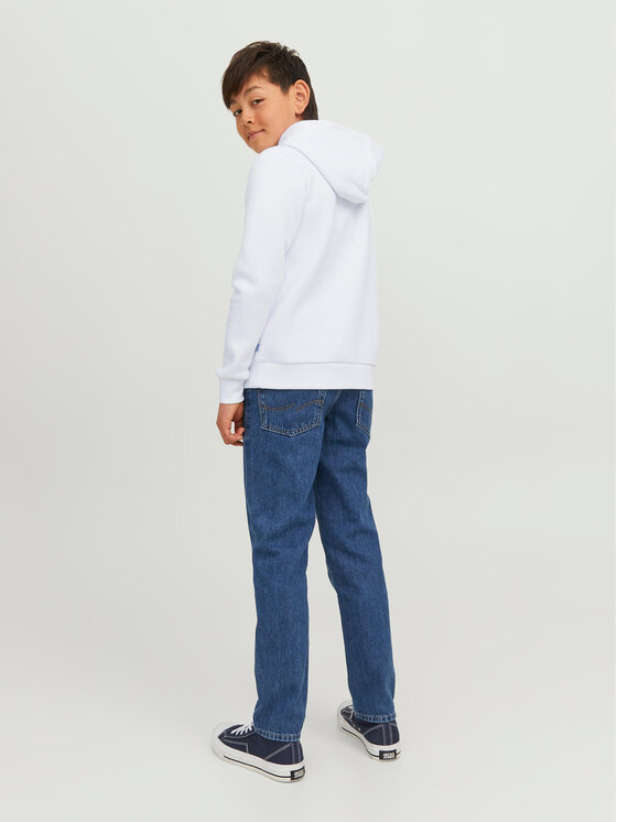 Jack&Jones Junior Jack&Jones Junior Majica dugih rukava 12237459 Bijela Regular Fit