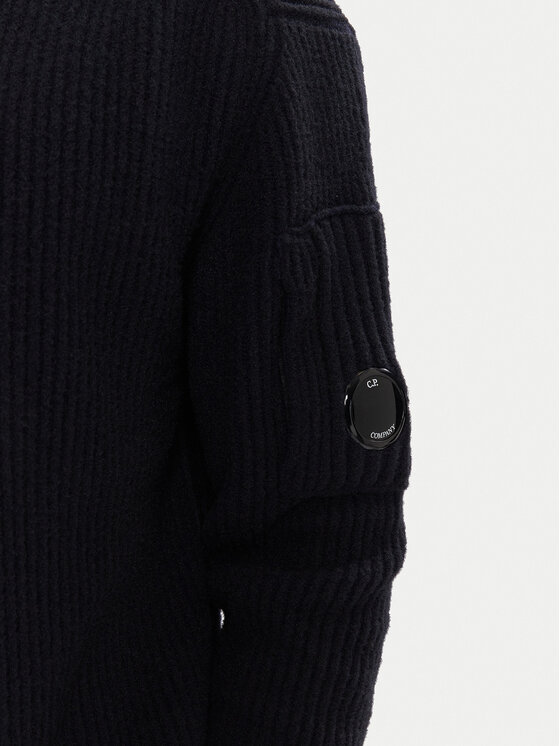 C.P. Company Sweter 19CMKN307A006170A Granatowy Regular Fit