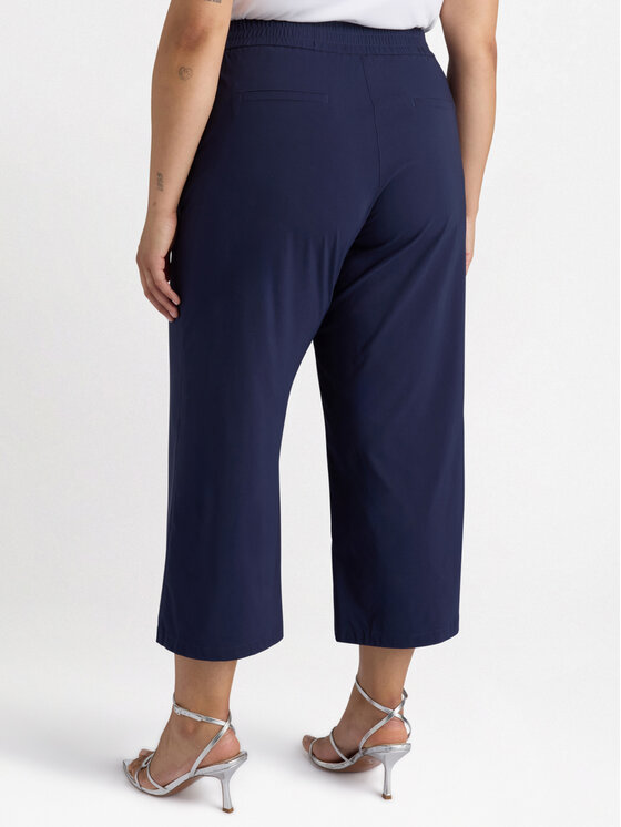 Fiorella Rubino Fiorella Rubino Pantaloni di tessuto P148L002131N034 Blu Cropp Fit