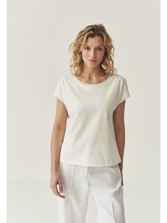 TATUUM TATUUM Halenka LOPINI Krémová Loose Fit