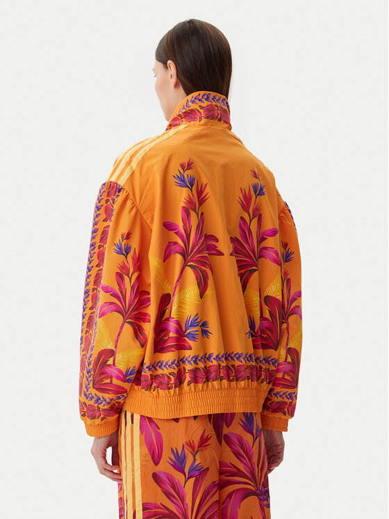 adidas adidas Kurtka przejściowa FARM Premium JD6305 Pomarańczowy Loose Fit