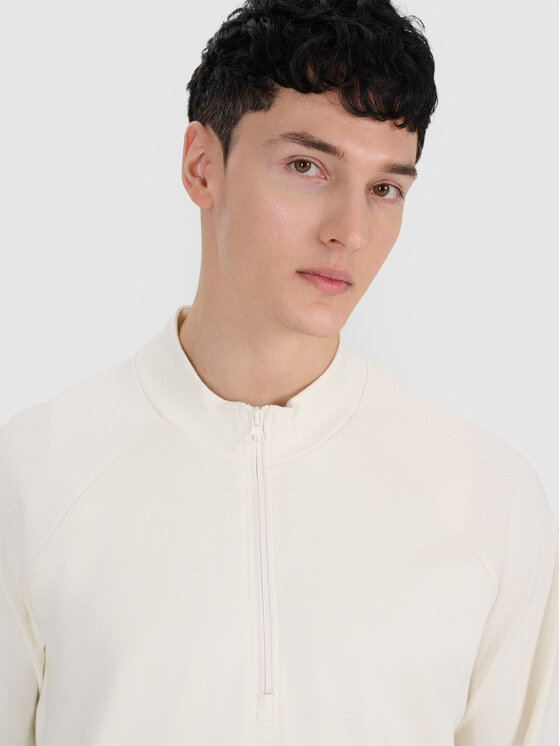 4F 4F Bluza BASKET Biały Regular Fit