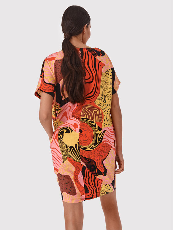 TATUUM Tatuum Sukienka codzienna Owerita 2 T2211.196B Kolorowy Oversize