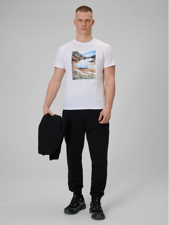 4F 4F T-Shirt WINTER CODE Biały Regular Fit