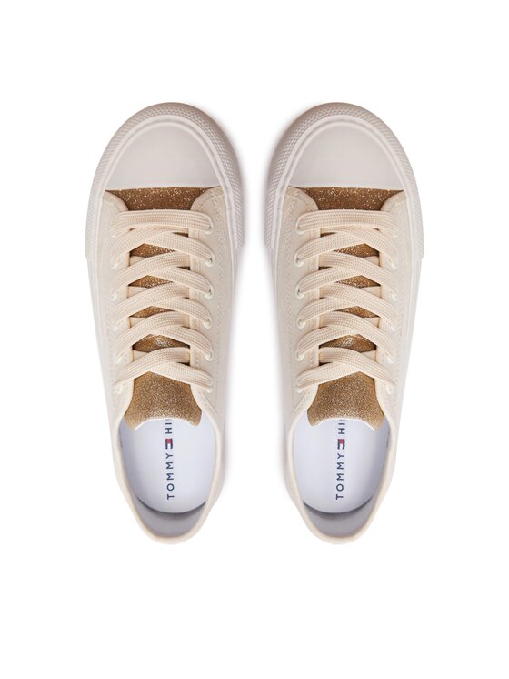 Tommy Hilfiger Tommy Hilfiger Tennised Low Cut Lace-Up Sneaker T3A9-33185-1687 S Beež