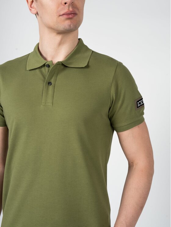 Iceberg Iceberg Polokošile F031631A Khaki Regular Fit