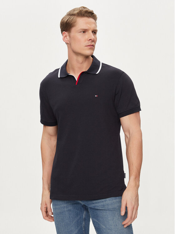 Tommy Hilfiger Polo Majica MW0MW34772 Mornarsko Modra Regular Fit