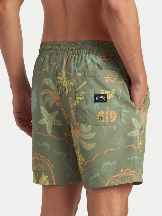 Billabong Billabong Pantaloni scurți pentru înot EBYJV00159 Verde Regular Fit