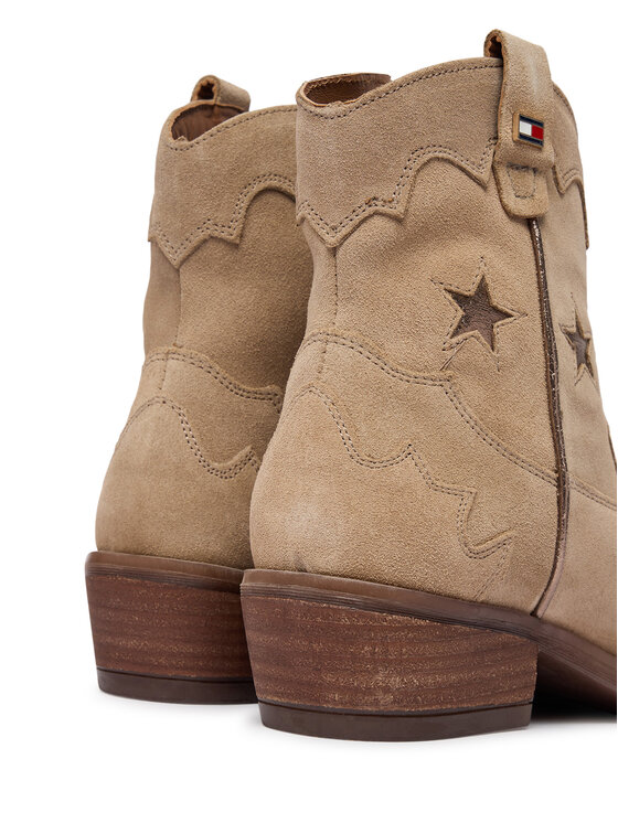 Tommy Hilfiger Tommy Hilfiger Kaubojiški batai T3A5-35196-1429 Smėlio