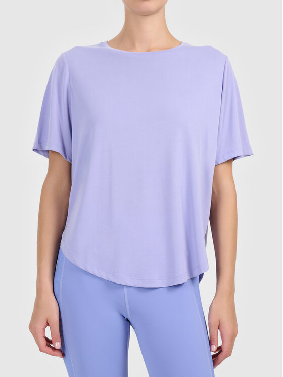 4F 4F T-Shirt 4FWAW26TFTSF2295-34S Niebieski Active Fit