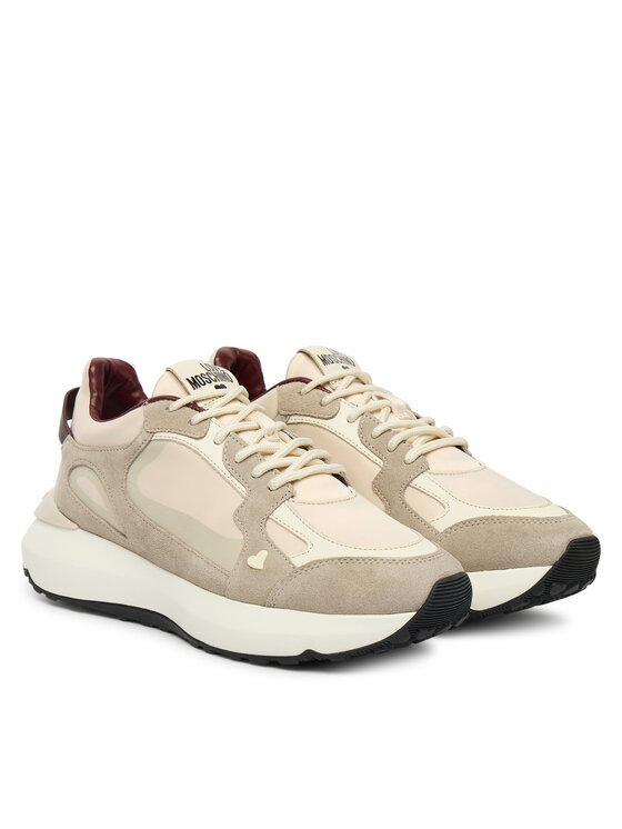 LOVE MOSCHINO LOVE MOSCHINO Sneakersy JA15415G0NINE10A Béžová