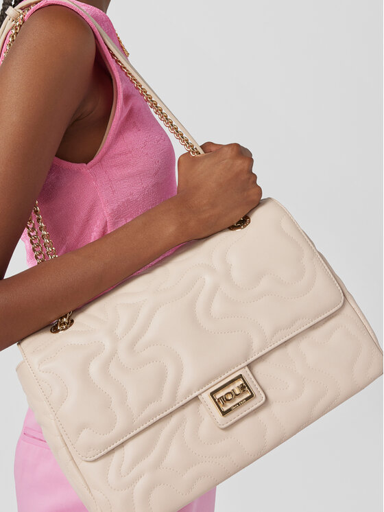 TOUS TOUS Handtasche Bandolera Solapa M. K Dream 2001576943 Écru