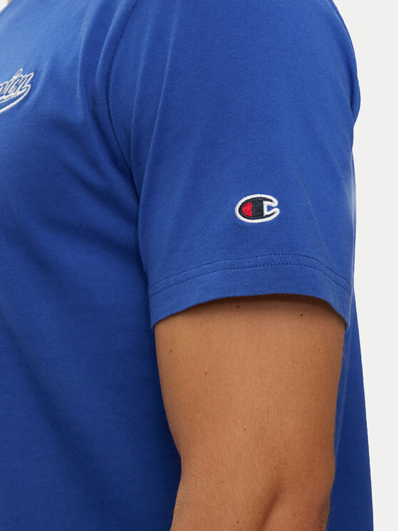 Champion Champion Marškinėliai 218526 Mėlyna Regular Fit