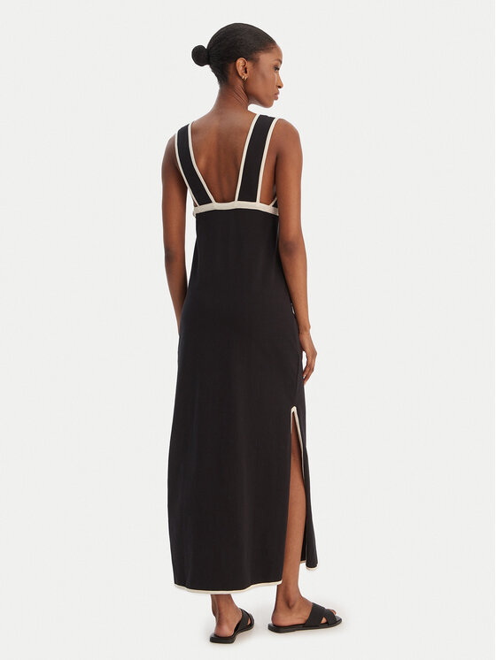 Seafolly Seafolly Sommerkleid Beach Bound 55590-DR Schwarz Slim Fit