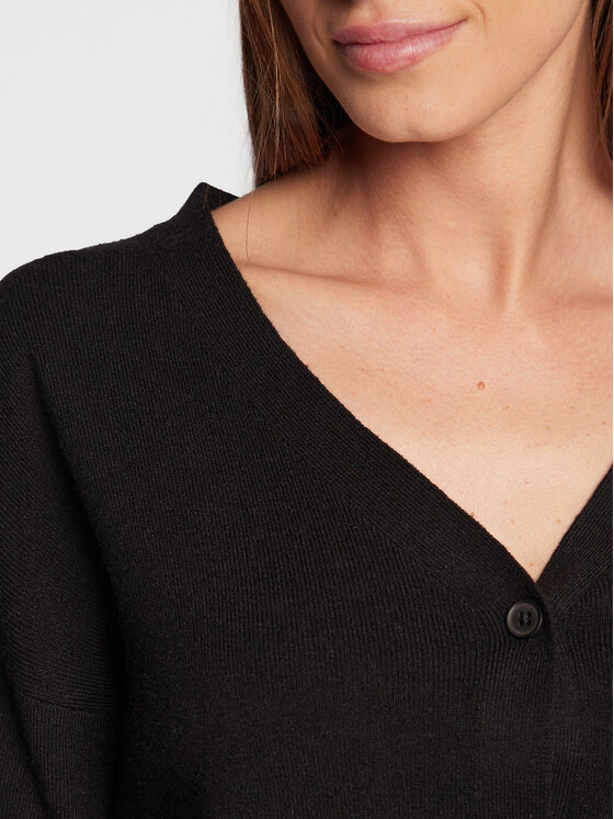 Outhorn Outhorn Kardigan TSWEF001 Czarny Regular Fit