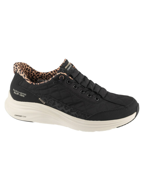 Skechers Skechers Sneakersy Slip-ins: Contour Foam - Cozy Fit Czarny