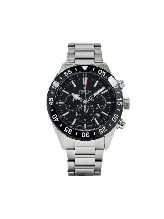 Festina Festina Ceas Cermaic Chrono F20575/3 Argintiu