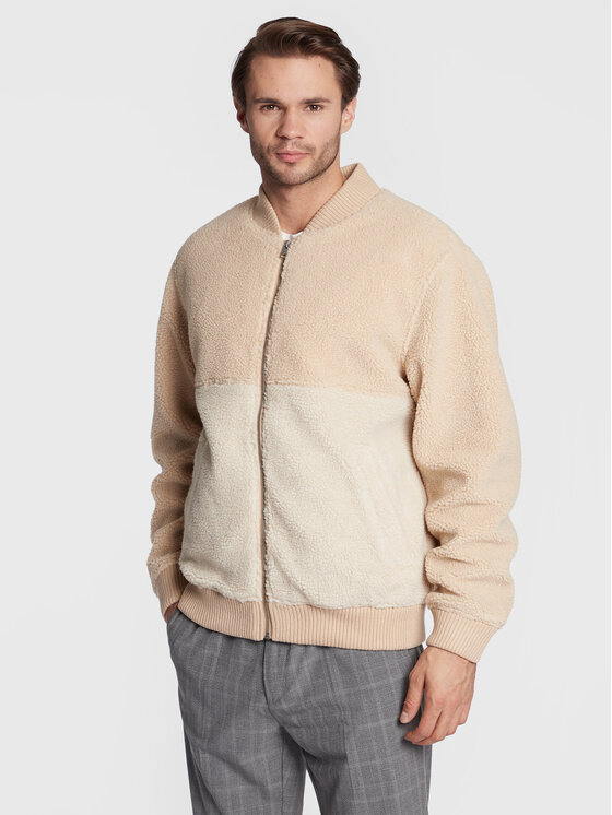 s.Oliver s.Oliver Μπόμπερ μπουφάν 2117853 Μπεζ Regular Fit