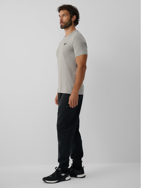 4F 4F Spodnie dresowe casual Szary ciemny Regular Fit